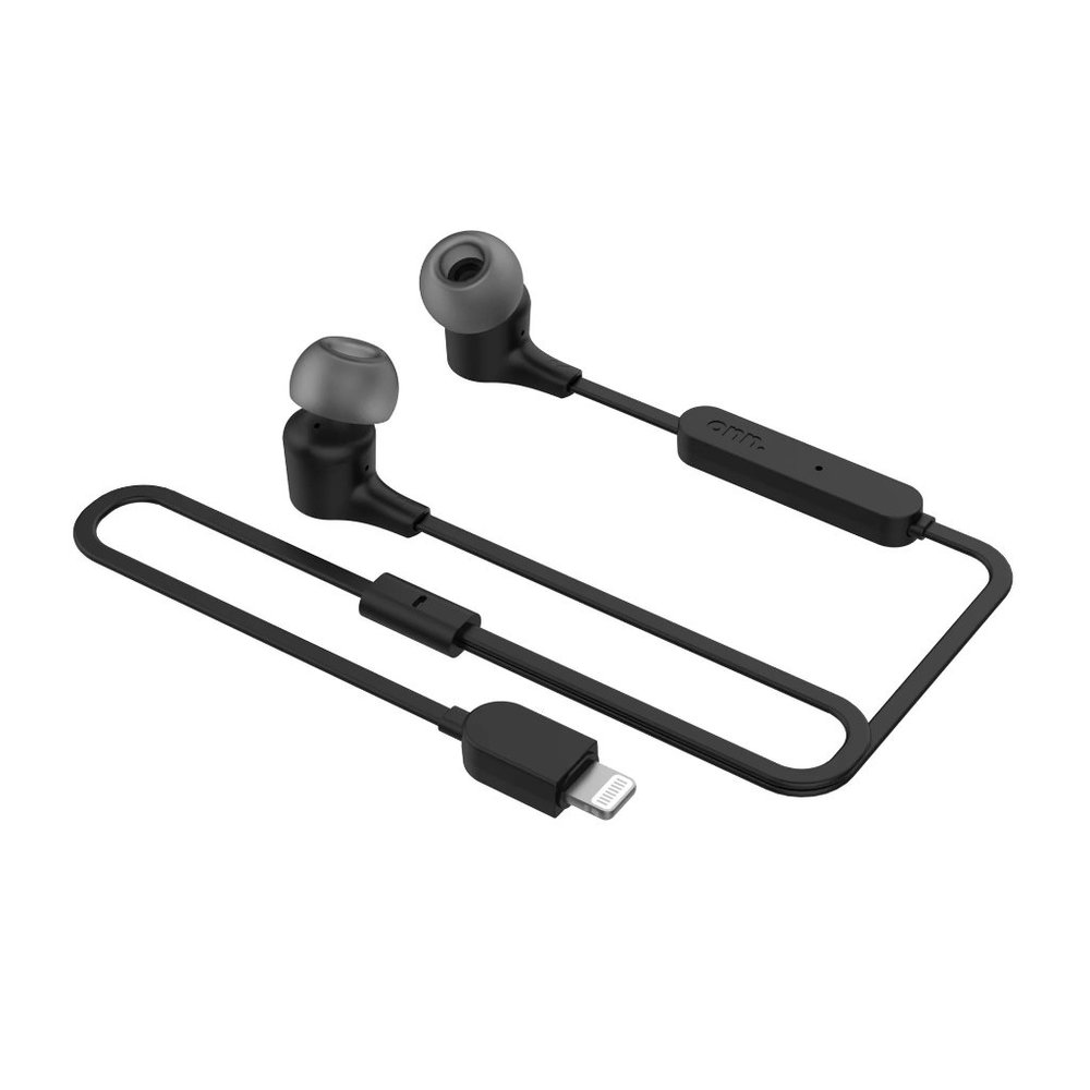 Groove onn In-ear Earphones with Microphone Lightning & Connector Black IPhone